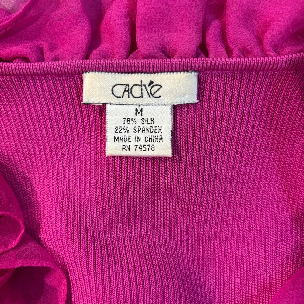 Magenta Cache top - Picture 6 of 7